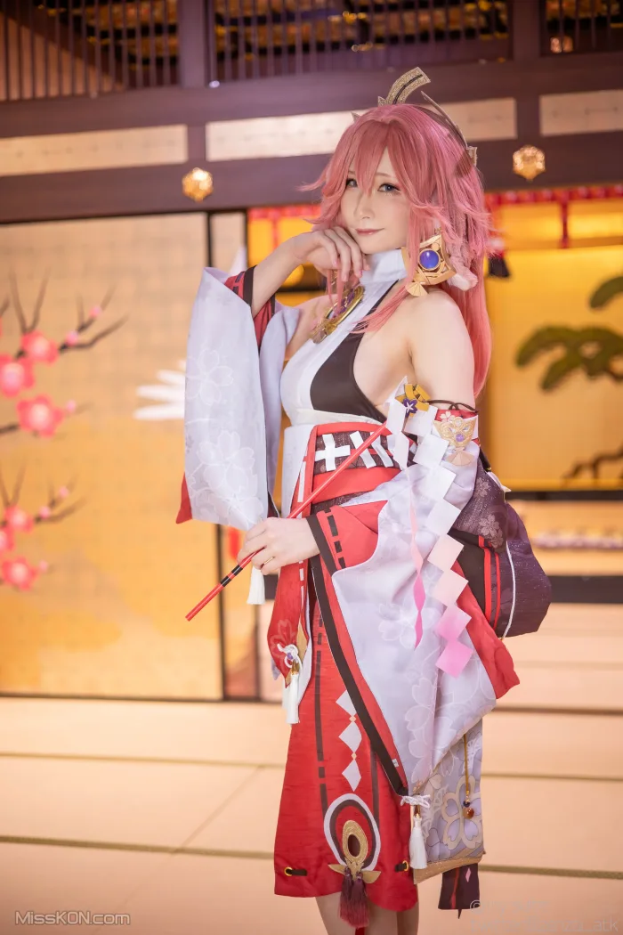 Coser@Atsuki (あつき)_ Genshin Impact Yae Miko & Kujou Sara