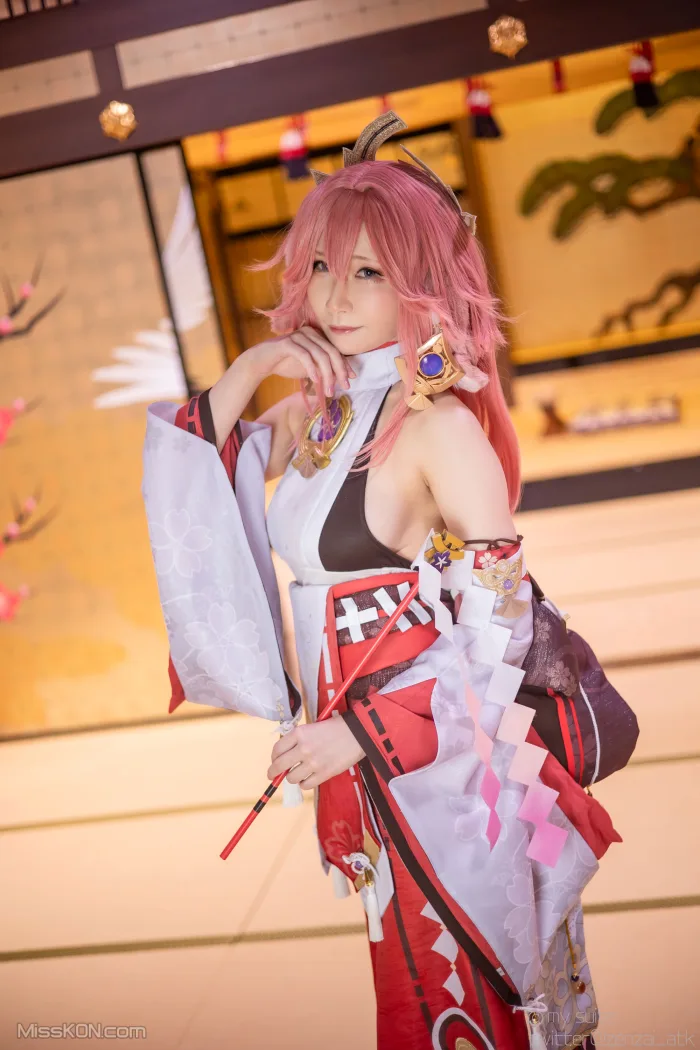 Coser@Atsuki (あつき)_ Genshin Impact Yae Miko & Kujou Sara