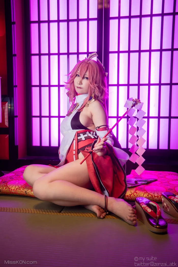 Coser@Atsuki (あつき)_ Genshin Impact Yae Miko & Kujou Sara