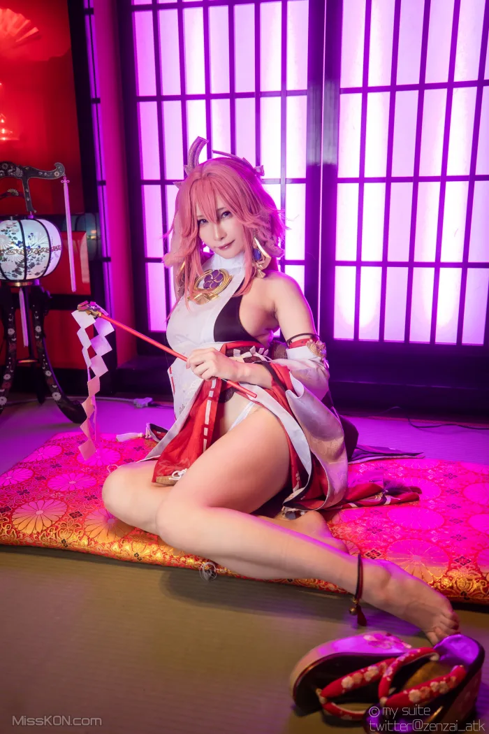 Coser@Atsuki (あつき)_ Genshin Impact Yae Miko & Kujou Sara