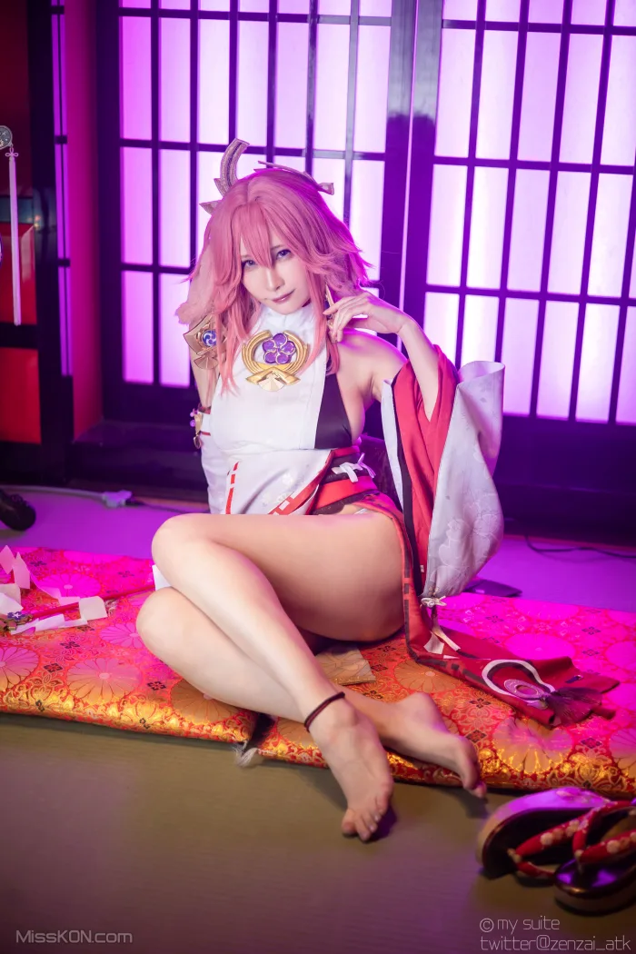 Coser@Atsuki (あつき)_ Genshin Impact Yae Miko & Kujou Sara