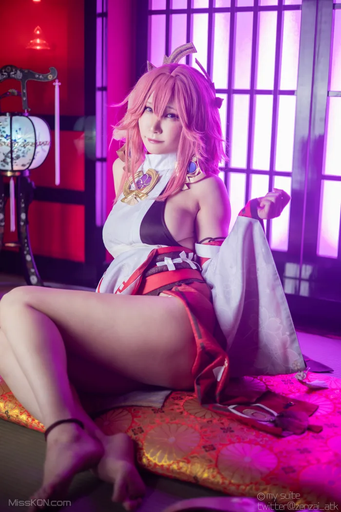 Coser@Atsuki (あつき)_ Genshin Impact Yae Miko & Kujou Sara