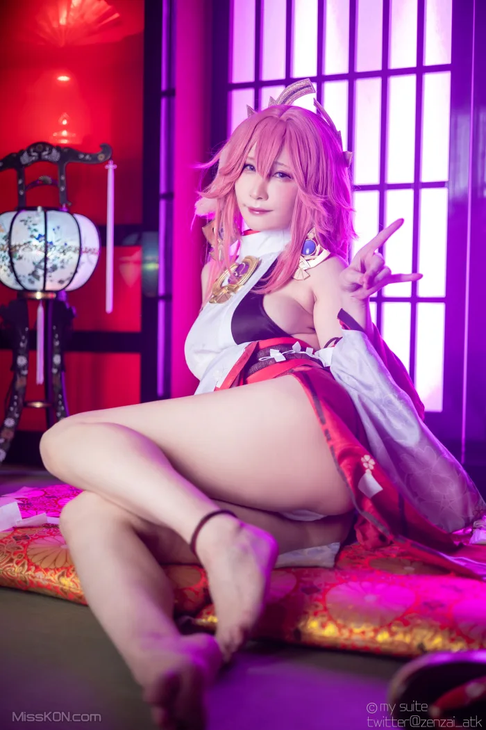 Coser@Atsuki (あつき)_ Genshin Impact Yae Miko & Kujou Sara