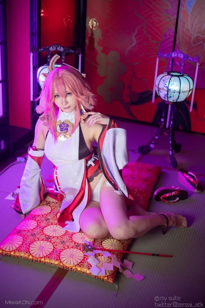 Coser@Atsuki (あつき)_ Genshin Impact Yae Miko & Kujou Sara