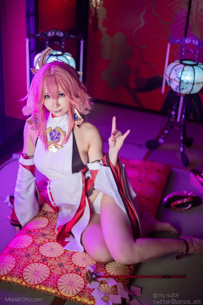 Coser@Atsuki (あつき)_ Genshin Impact Yae Miko & Kujou Sara