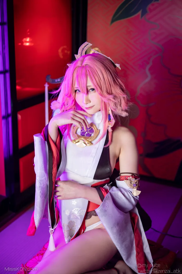 Coser@Atsuki (あつき)_ Genshin Impact Yae Miko & Kujou Sara