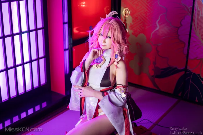 Coser@Atsuki (あつき)_ Genshin Impact Yae Miko & Kujou Sara