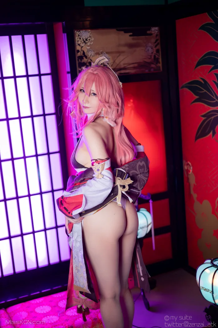 Coser@Atsuki (あつき)_ Genshin Impact Yae Miko & Kujou Sara