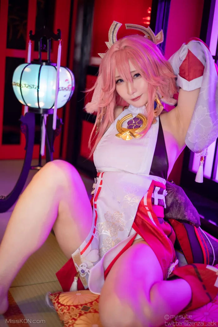 Coser@Atsuki (あつき)_ Genshin Impact Yae Miko & Kujou Sara