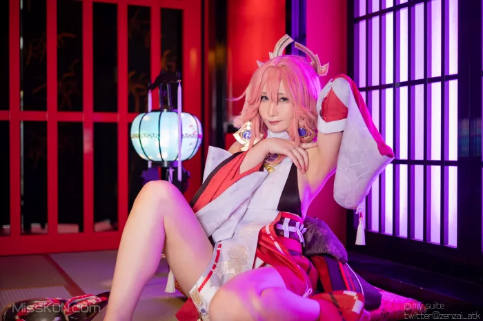 Coser@Atsuki (あつき)_ Genshin Impact Yae Miko & Kujou Sara