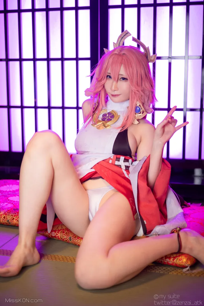 Coser@Atsuki (あつき)_ Genshin Impact Yae Miko & Kujou Sara