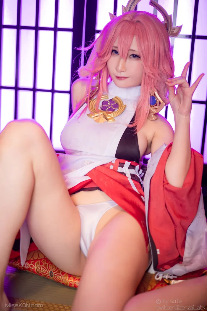 Coser@Atsuki (あつき)_ Genshin Impact Yae Miko & Kujou Sara