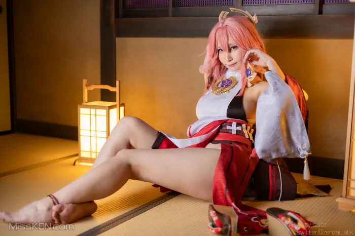 Coser@Atsuki (あつき)_ Genshin Impact Yae Miko & Kujou Sara