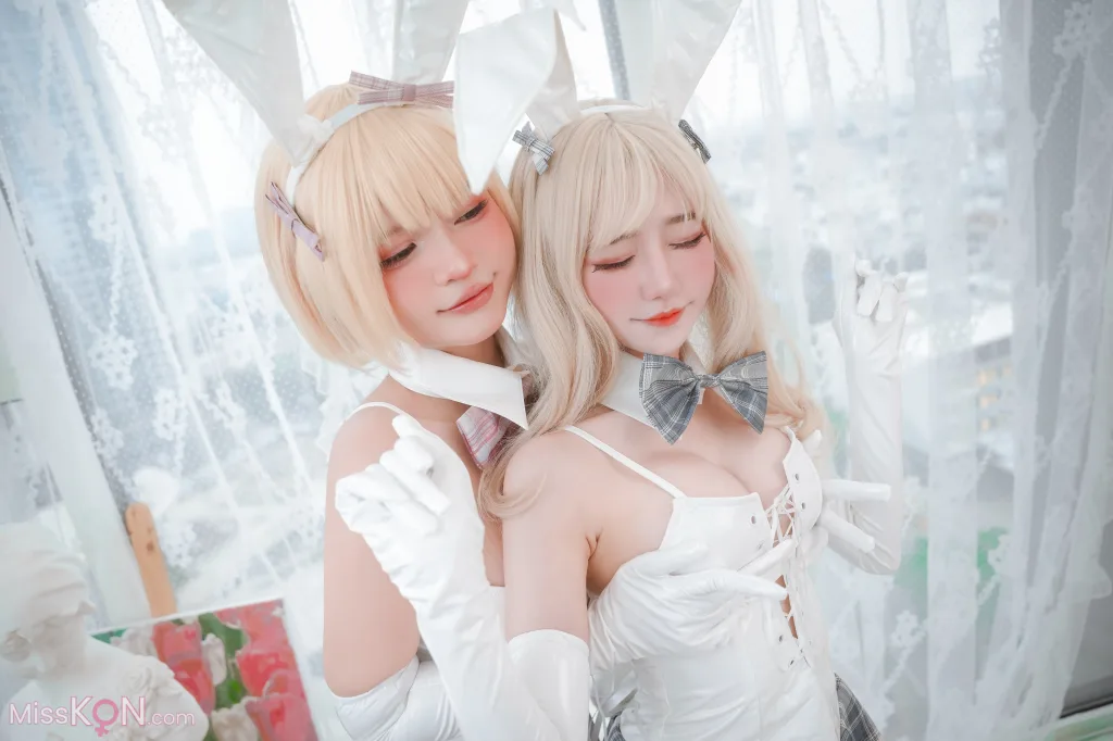 Coser@Azami & Sally Dorasnow_ White Bunny Girl