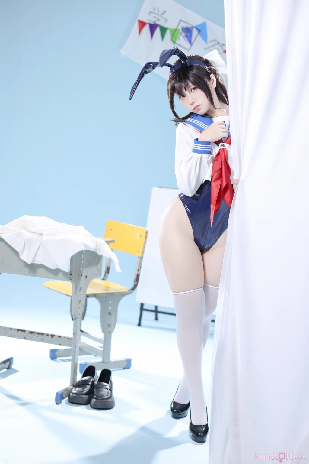 Coser@G44不会受伤_ 水手服兔女郎咖啡厅