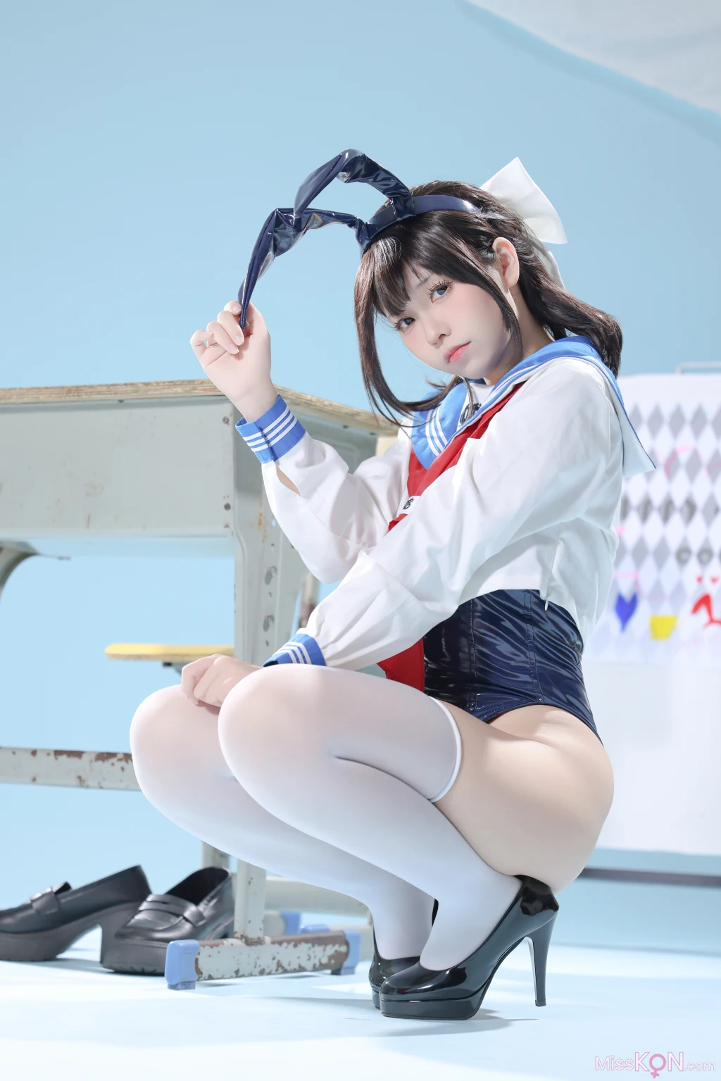 Coser@G44不会受伤_ 水手服兔女郎咖啡厅