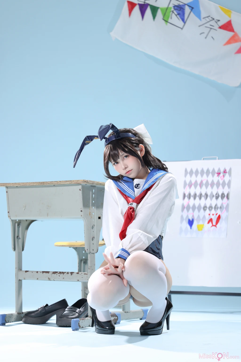 Coser@G44不会受伤_ 水手服兔女郎咖啡厅