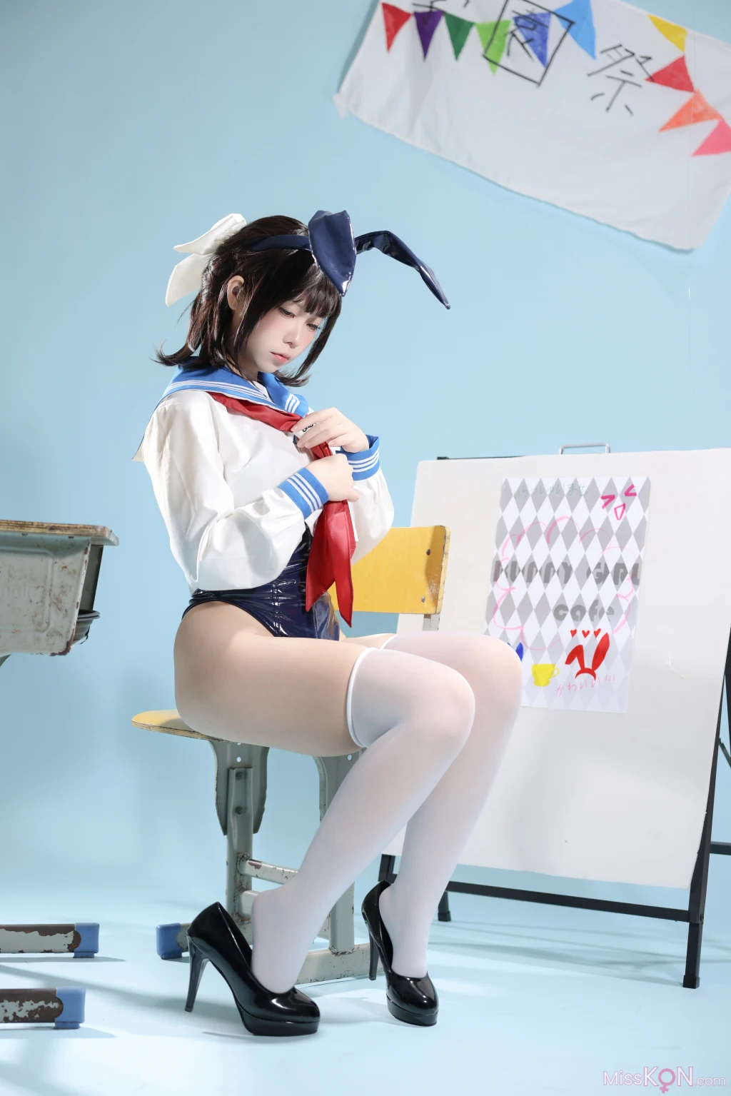 Coser@G44不会受伤_ 水手服兔女郎咖啡厅