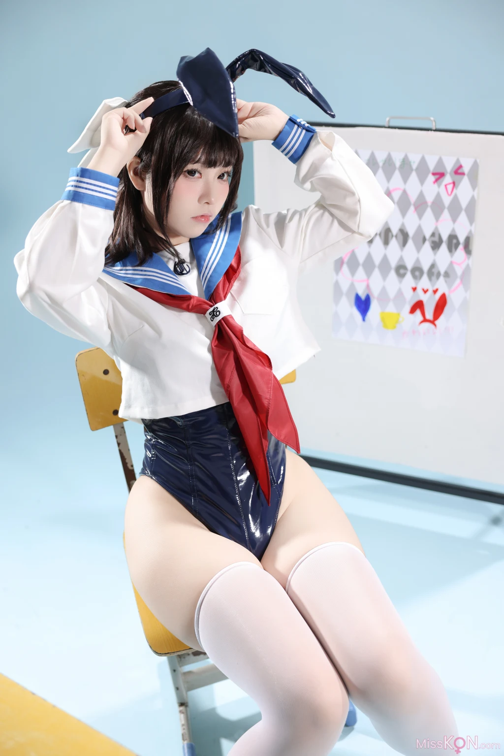 Coser@G44不会受伤_ 水手服兔女郎咖啡厅