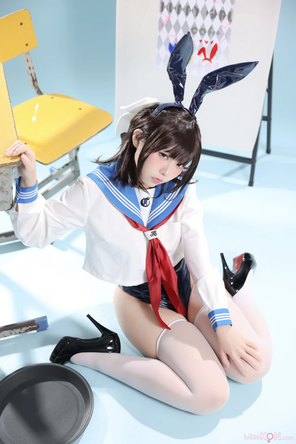 Coser@G44不会受伤_ 水手服兔女郎咖啡厅