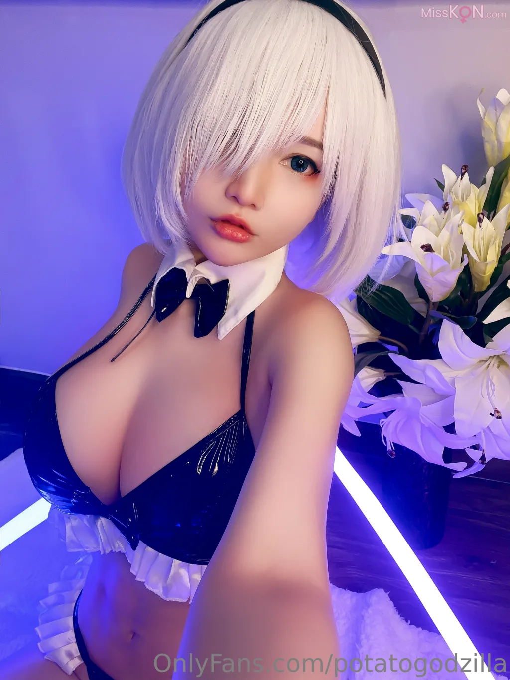 Coser@Potato Godzilla_ 2B Maid Bikini