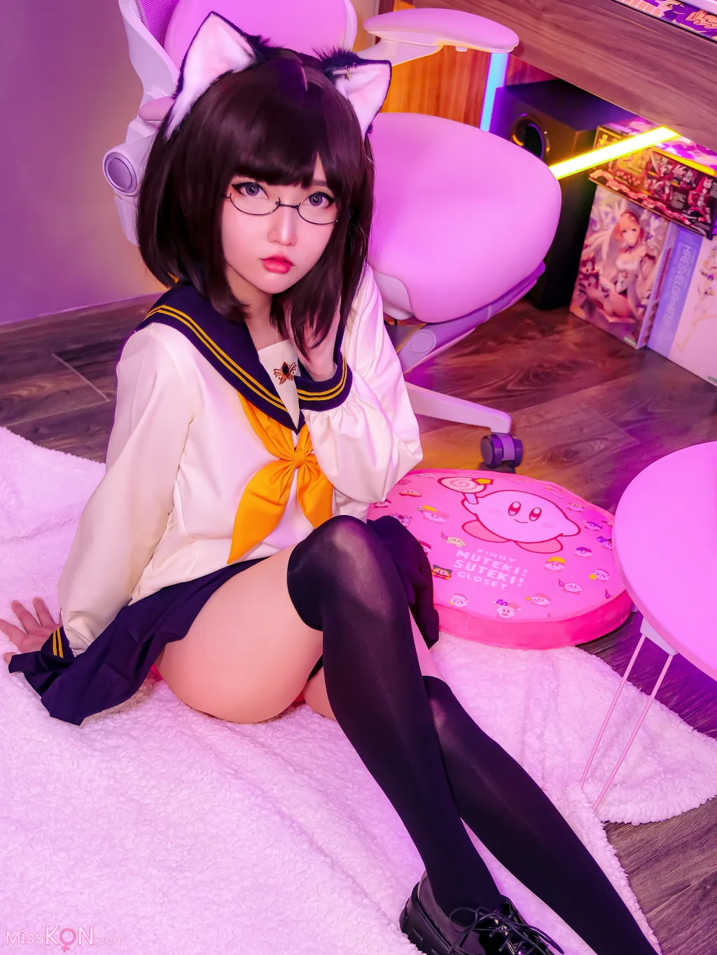 Coser@Potato Godzilla_ OC – Tatami neko-chan in Seifuku