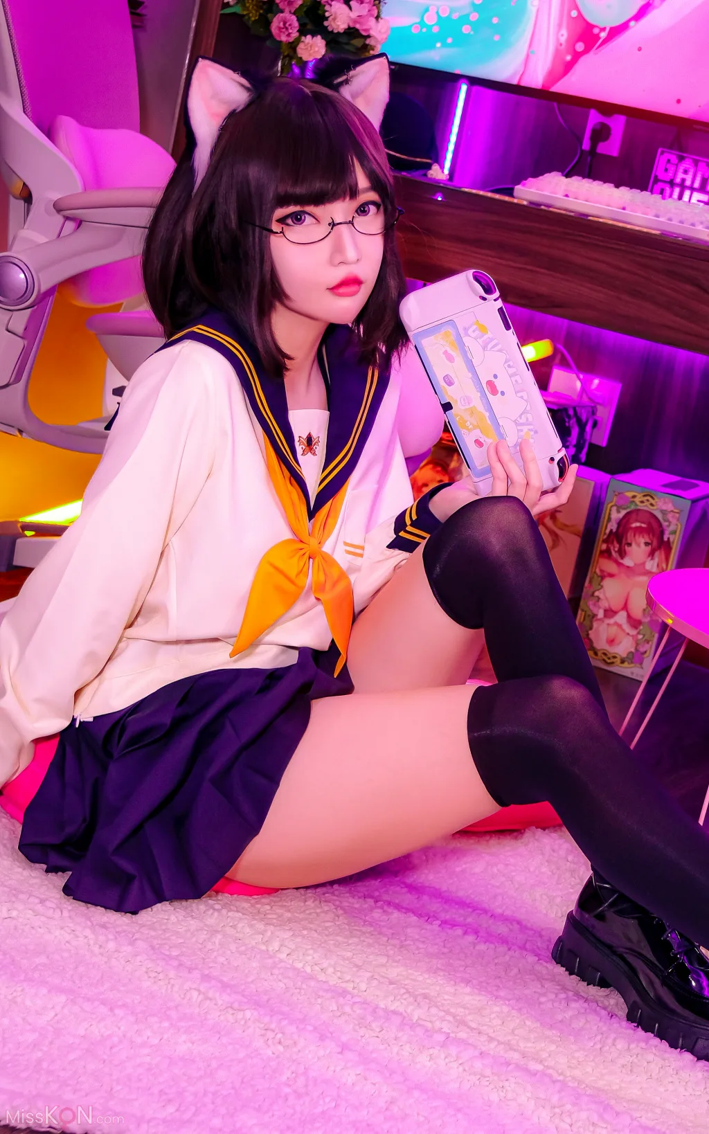 Coser@Potato Godzilla_ OC – Tatami neko-chan in Seifuku