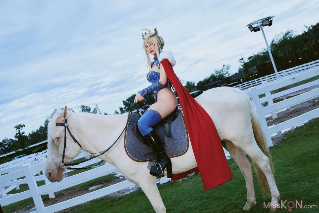 Coser@PuyPuy_ Artoria Lancer FateGrand Order