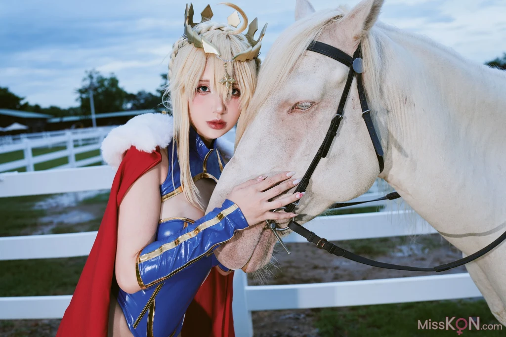 Coser@PuyPuy_ Artoria Lancer FateGrand Order