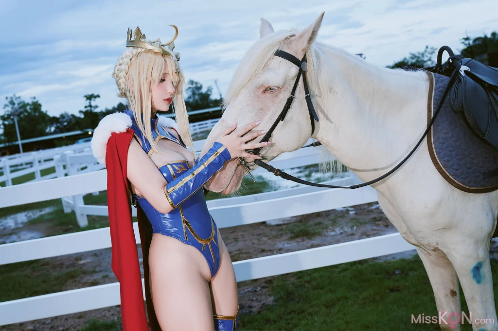 Coser@PuyPuy_ Artoria Lancer FateGrand Order