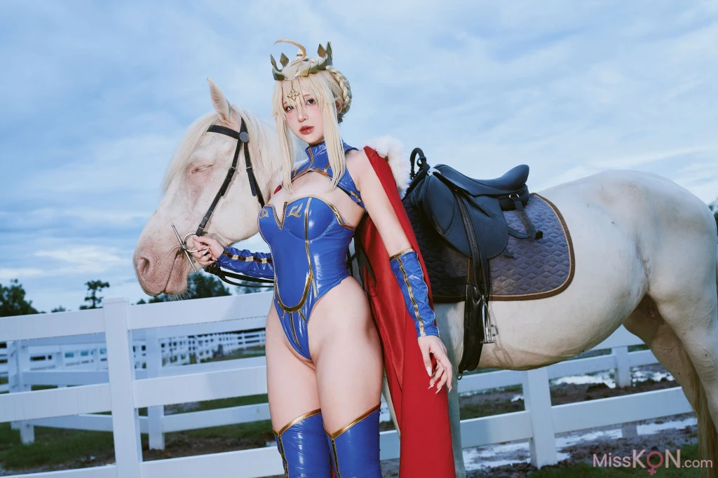 Coser@PuyPuy_ Artoria Lancer FateGrand Order