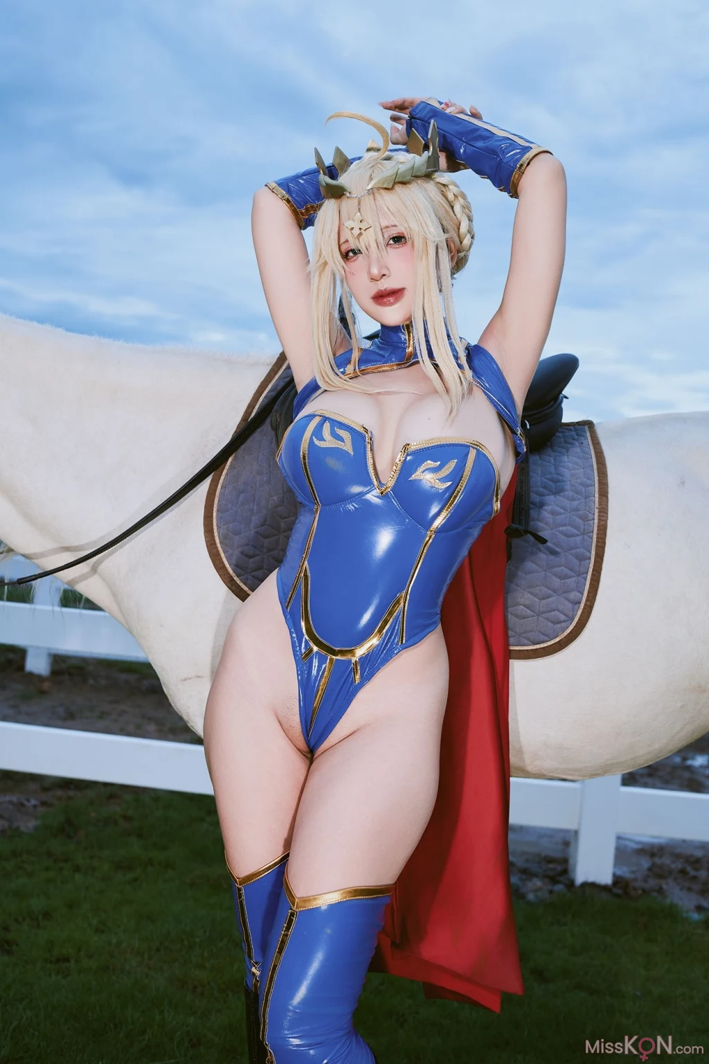 Coser@PuyPuy_ Artoria Lancer FateGrand Order