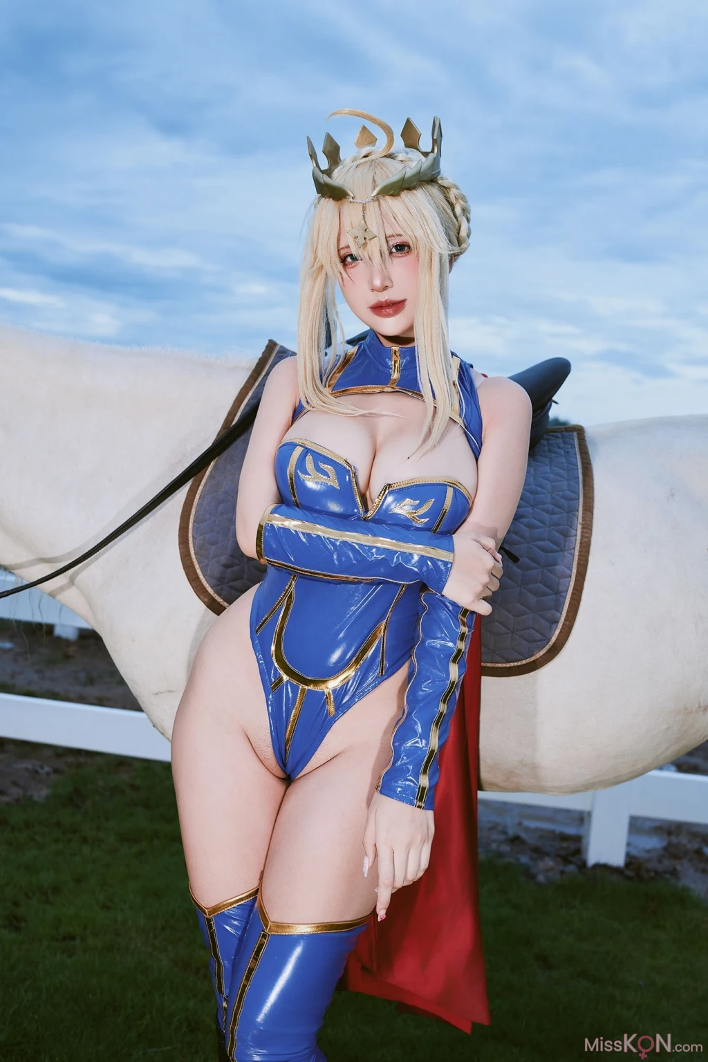 Coser@PuyPuy_ Artoria Lancer FateGrand Order