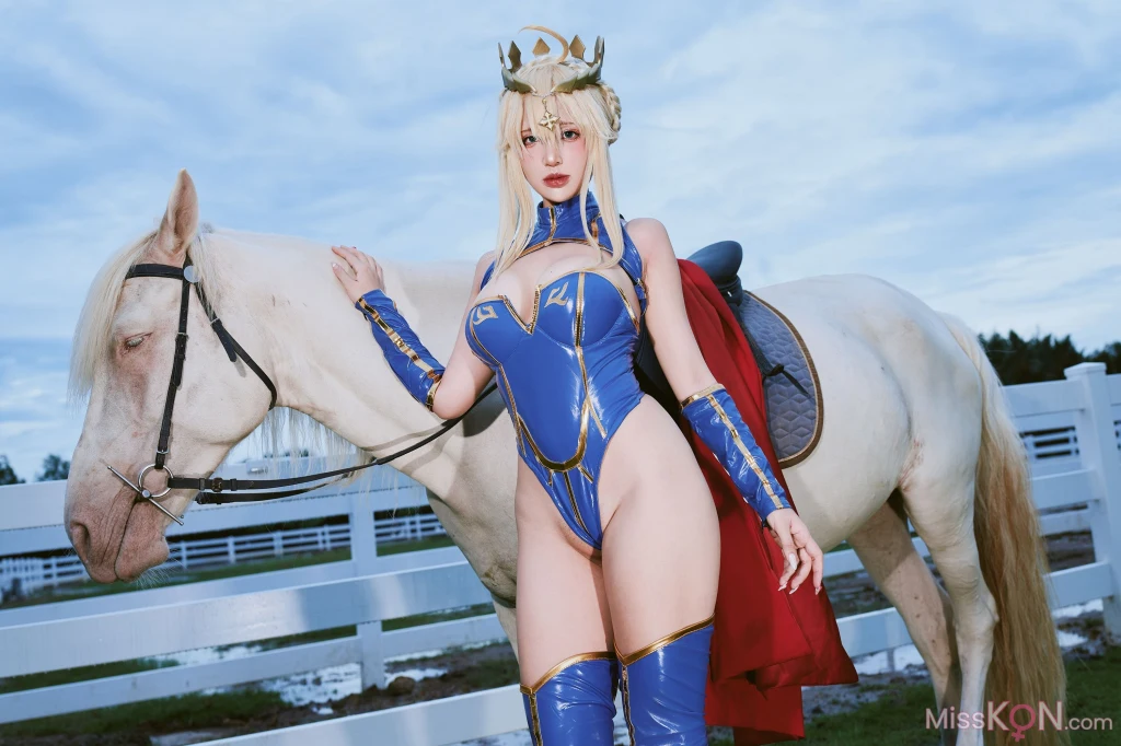 Coser@PuyPuy_ Artoria Lancer FateGrand Order