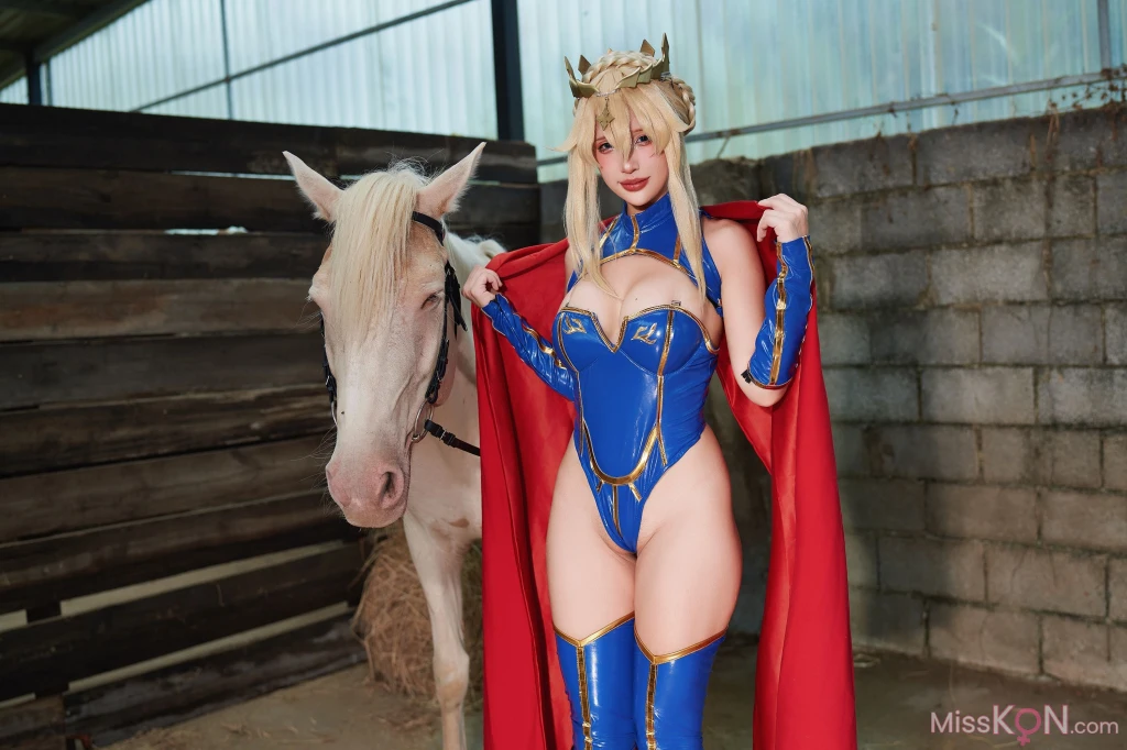 Coser@PuyPuy_ Artoria Lancer FateGrand Order