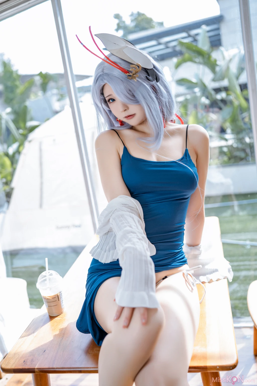 Coser@Quan冉有点饿_ 原神 申鹤 同人礼服