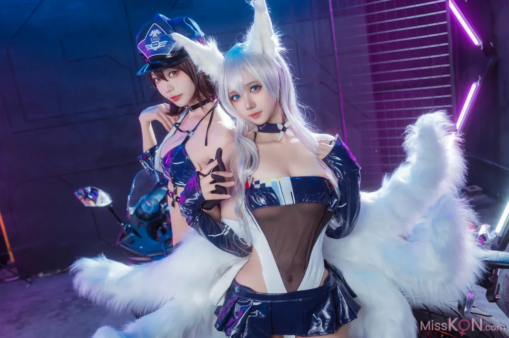 Coser@喜欢爱理吗 & 艾西aiwest_ 碧蓝航线 巴尔的摩&信浓 赛车女郎