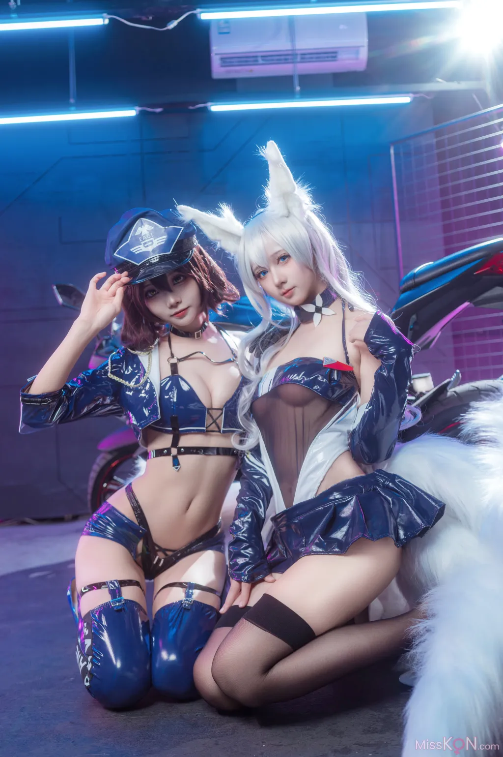 Coser@喜欢爱理吗 & 艾西aiwest_ 碧蓝航线 巴尔的摩&信浓 赛车女郎