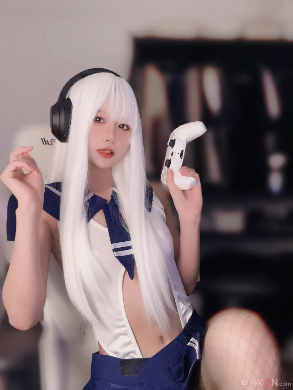 Coser@布丁大法 (Pudding Dafa)_ 白毛女友