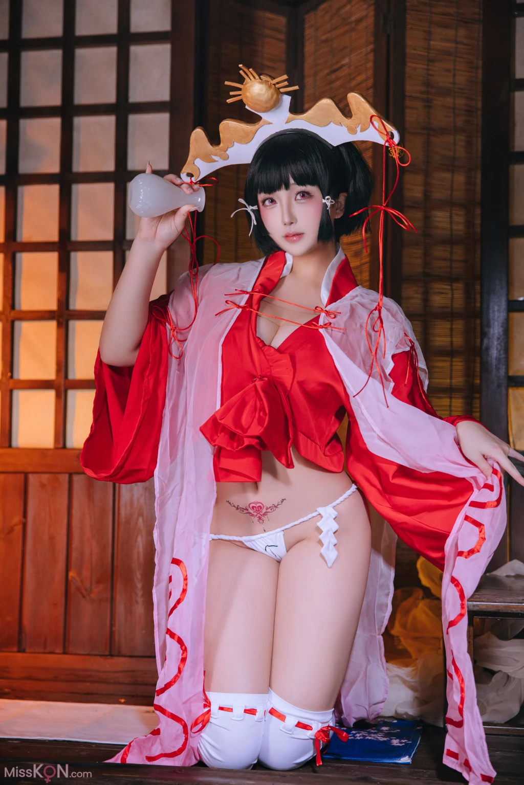 Coser@日奈娇_ 辉夜巫女