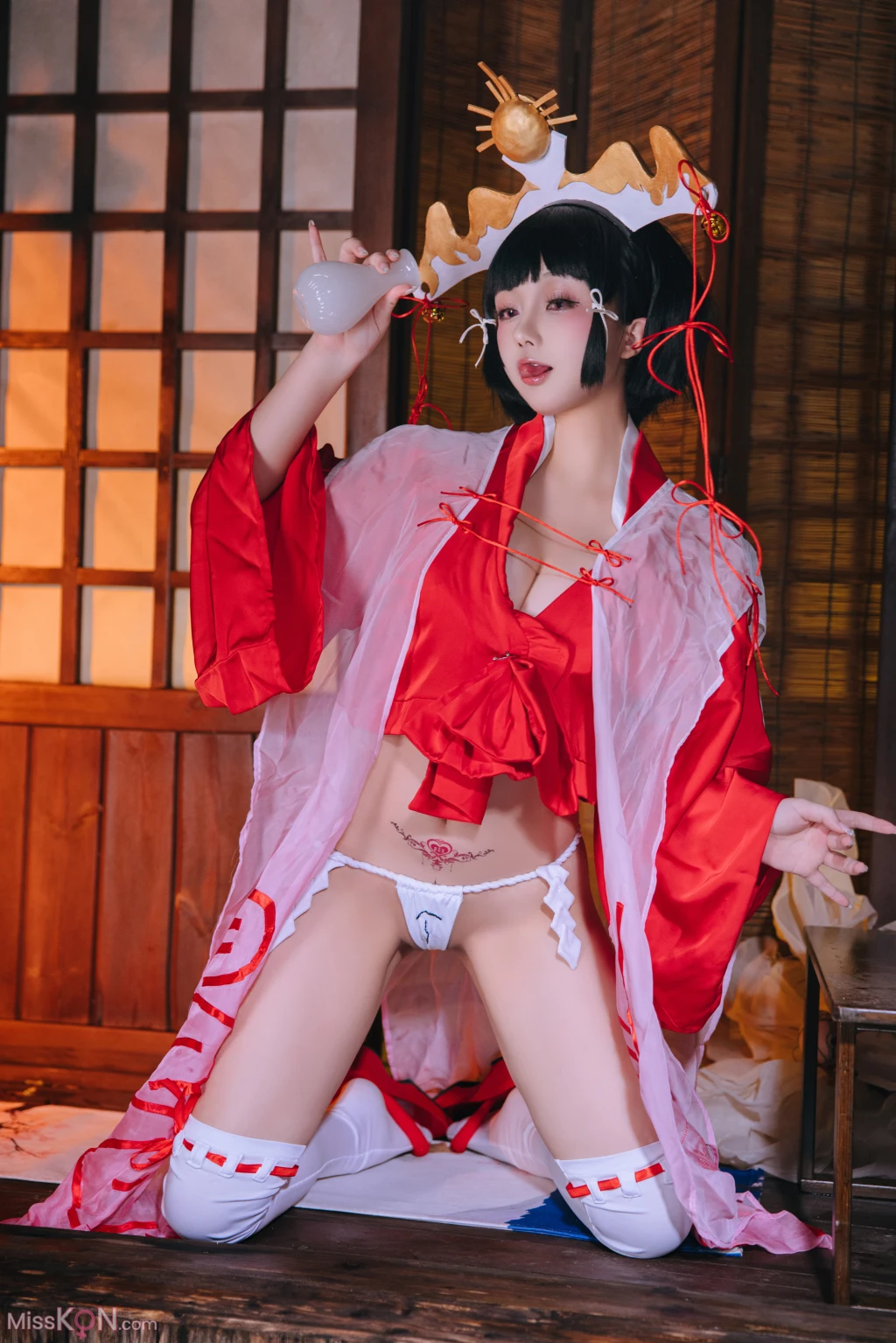 Coser@日奈娇_ 辉夜巫女