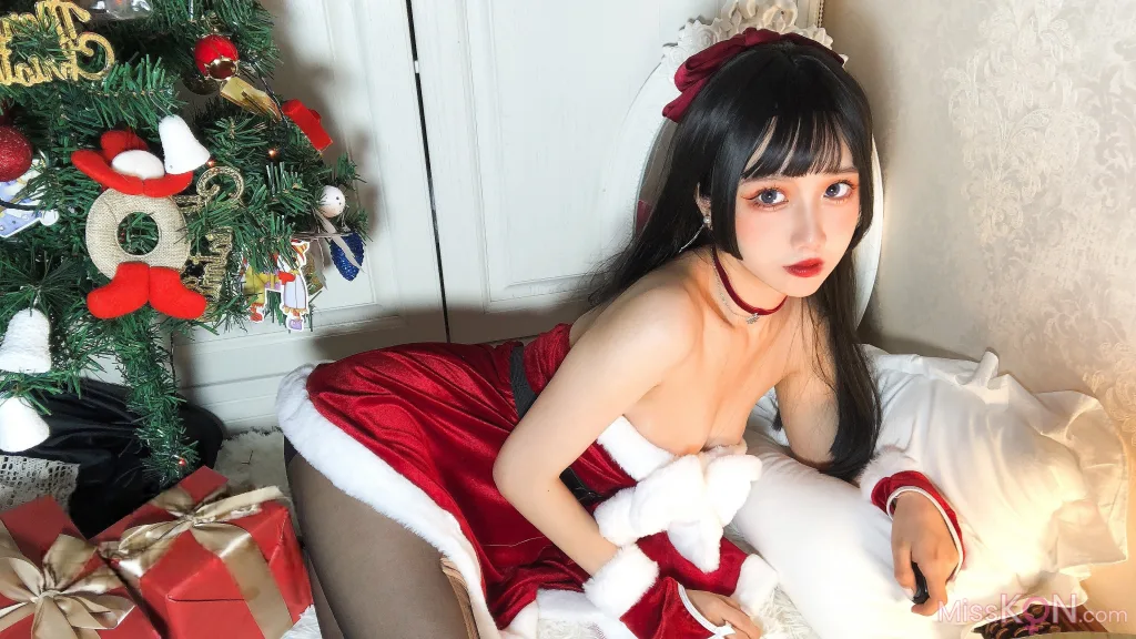 Coser@果咩酱w_ 圣诞 黑丝