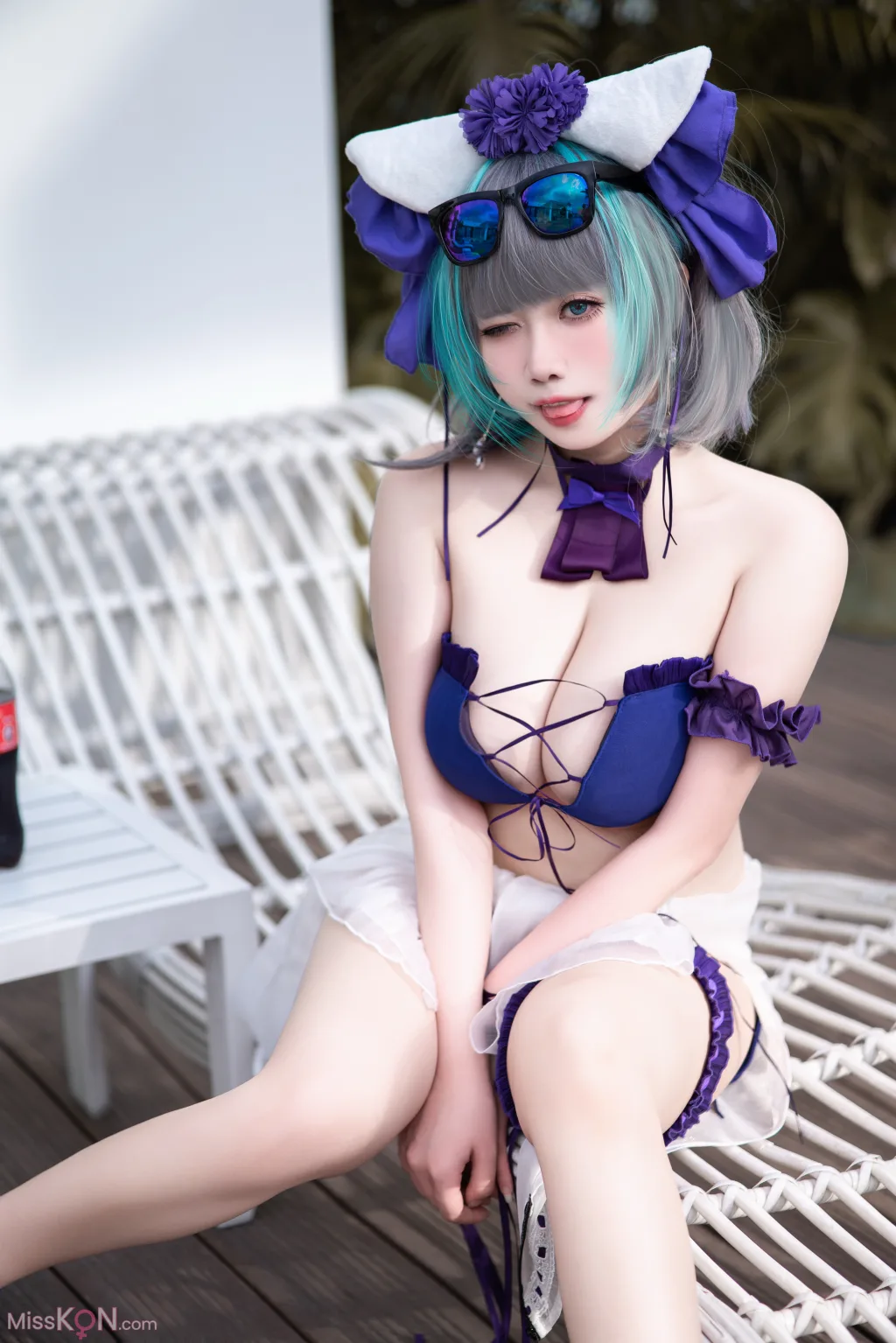 Coser@贞子蜜桃_ 碧蓝航线 柴郡泳装