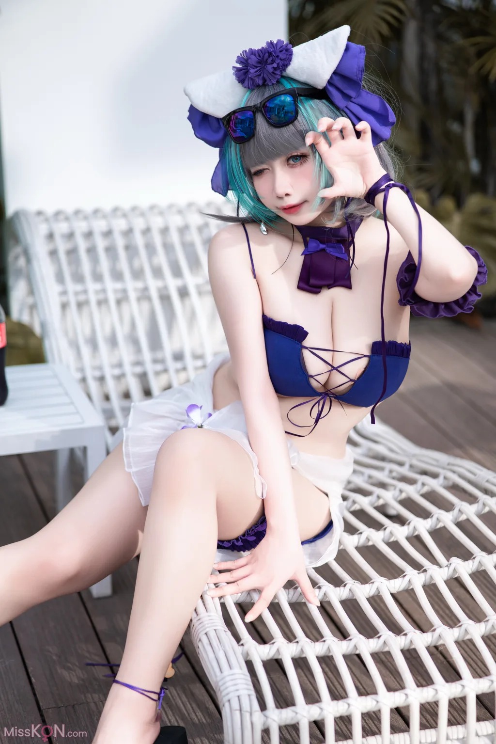 Coser@贞子蜜桃_ 碧蓝航线 柴郡泳装