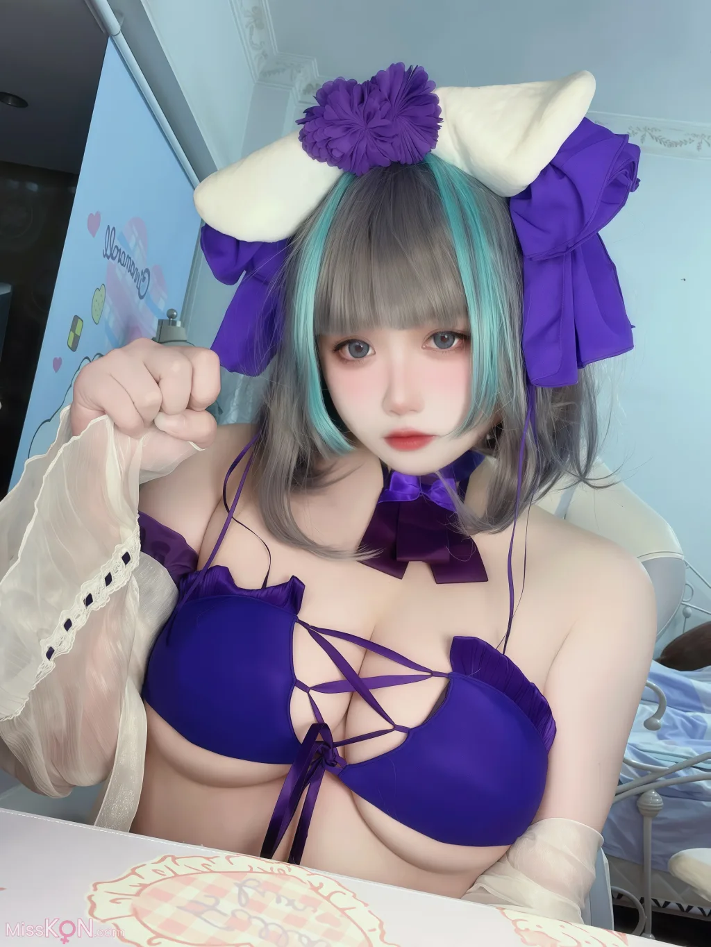 Coser@贞子蜜桃_ 碧蓝航线 柴郡泳装