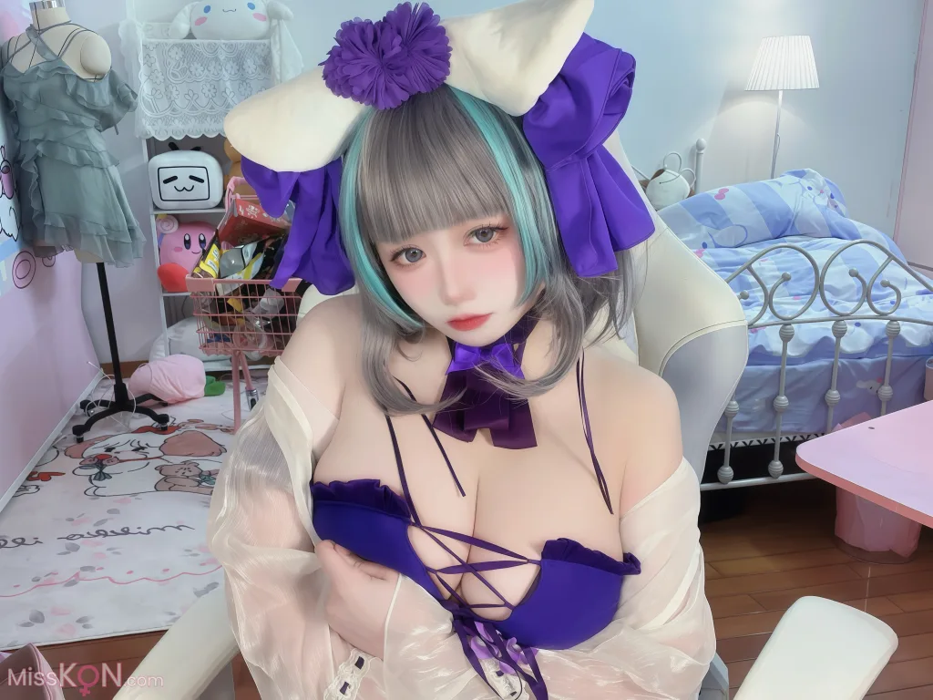 Coser@贞子蜜桃_ 碧蓝航线 柴郡泳装