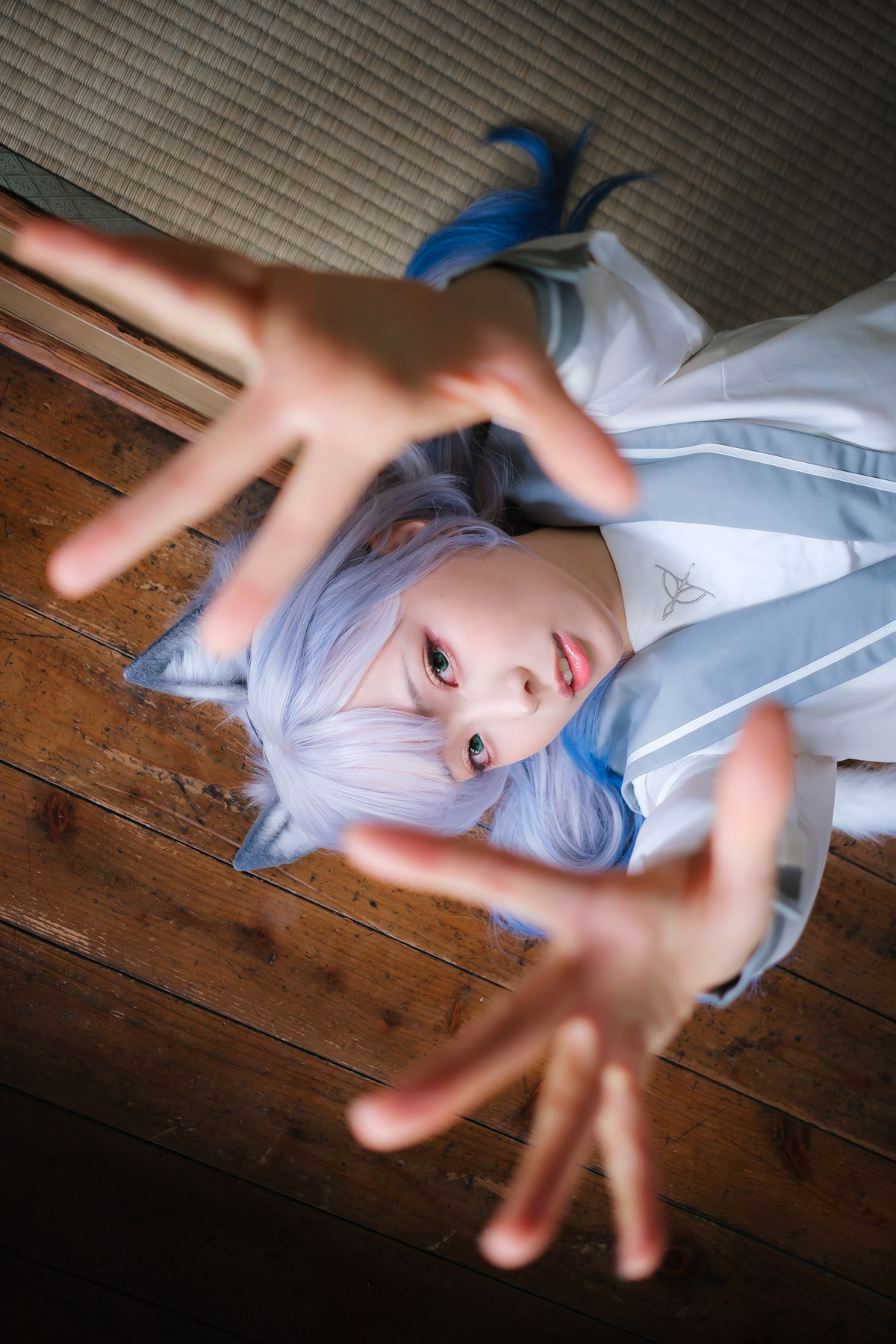 Cosplay ElyEE子 Veranda White Cat緣廊白貓