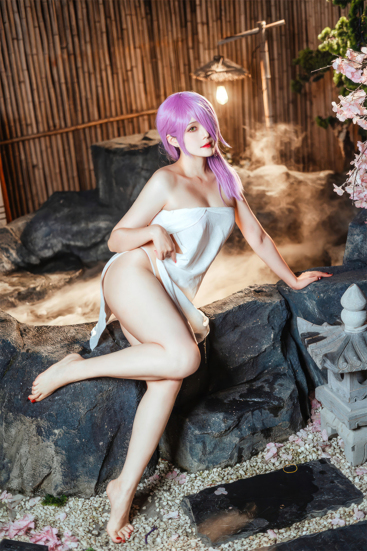 Cosplay Natsuko夏夏子 碧蓝航线 的里雅斯特温泉夜