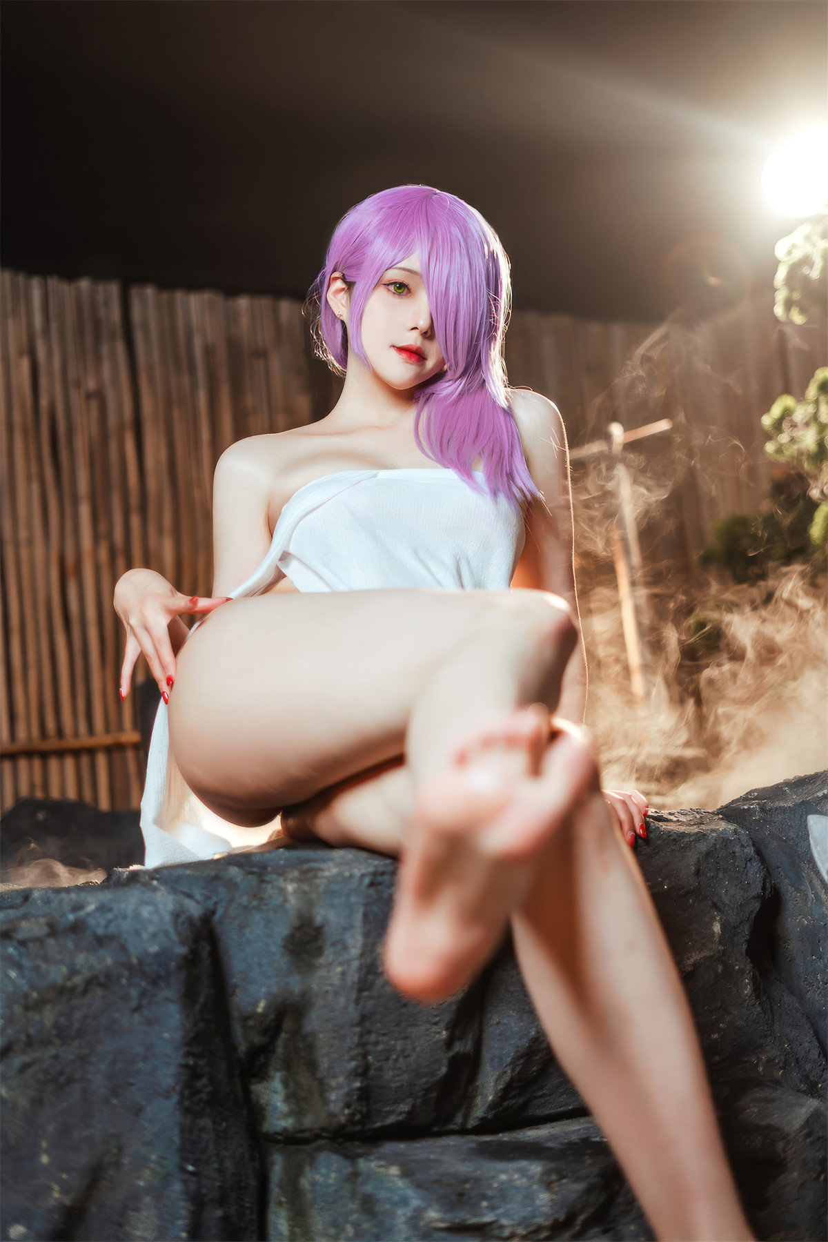 Cosplay Natsuko夏夏子 碧蓝航线 的里雅斯特温泉夜