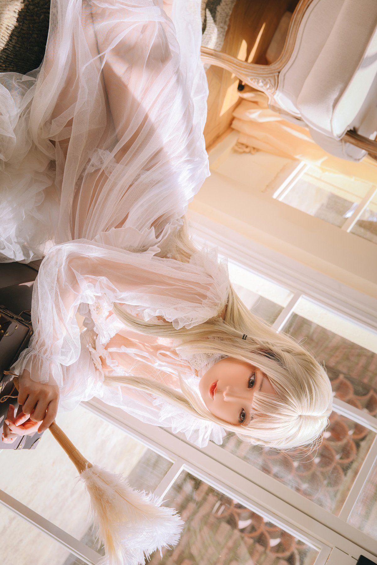 Cosplay Rinaijiao日奈娇 白纱衣 Set.01